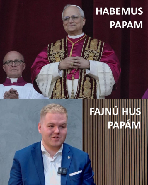 Máme...